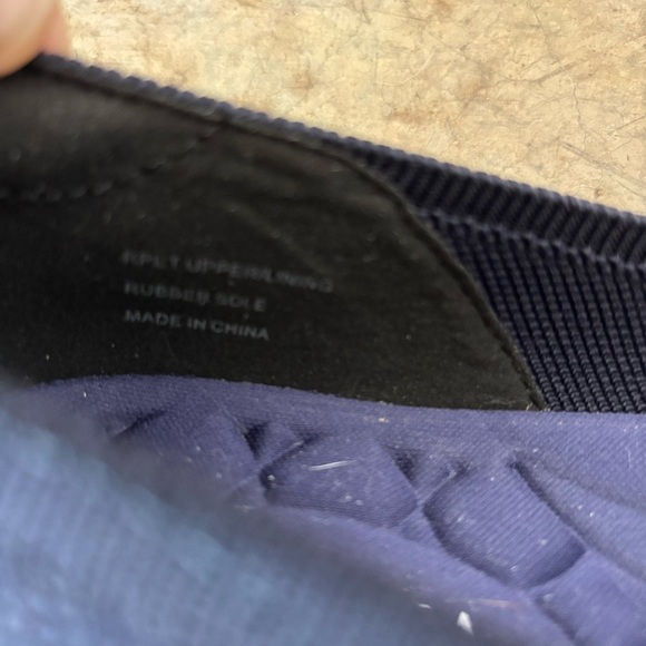 Vivaia Navy Blue Wedge Heels Size 43/11.5 - Picture 6 of 10